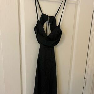 SHEIN Black Backless Dress